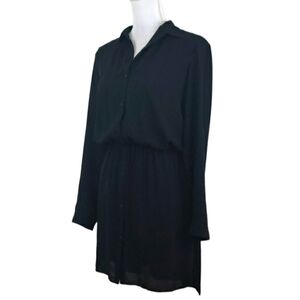 Express~Size S/Petite~Black Fit/Flare Mimi Dress, Lined.